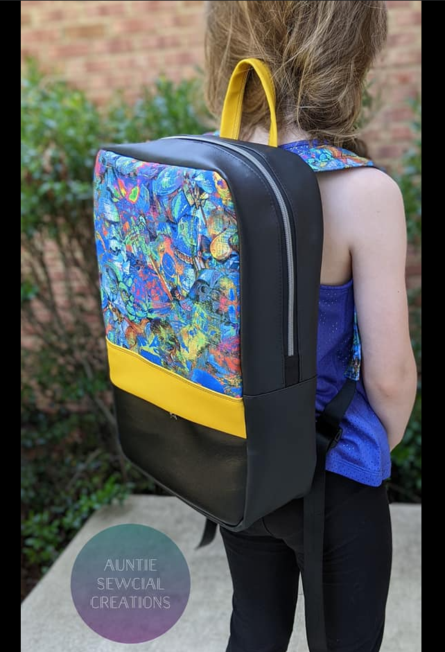 PDF Pattern and Video Tutorial - Oasis Backpack & Mini Oasis Backpack by KMGhandmade