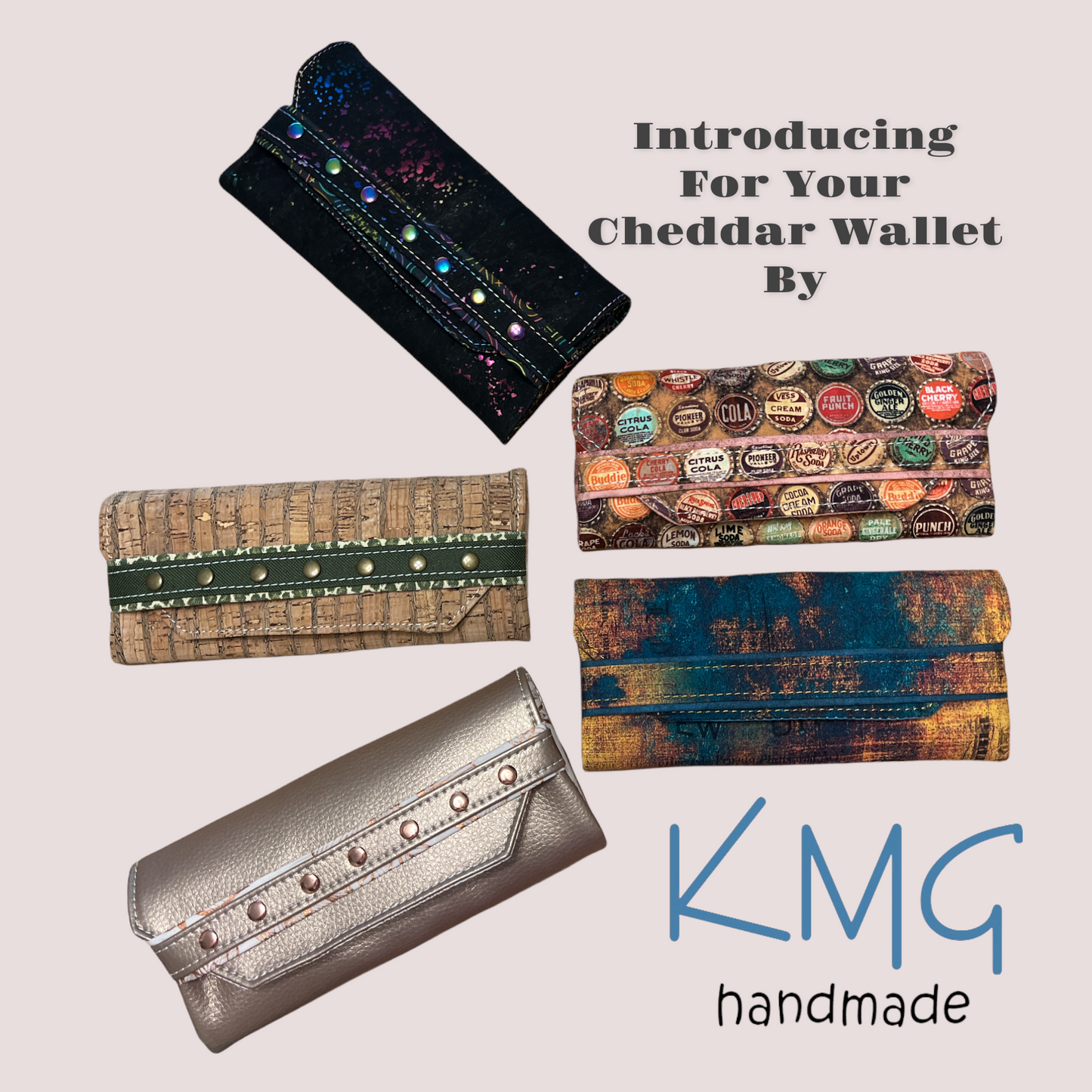 PDF Pattern and Video Tutorial - For Your Cheddar Wallet by KMGhandmade