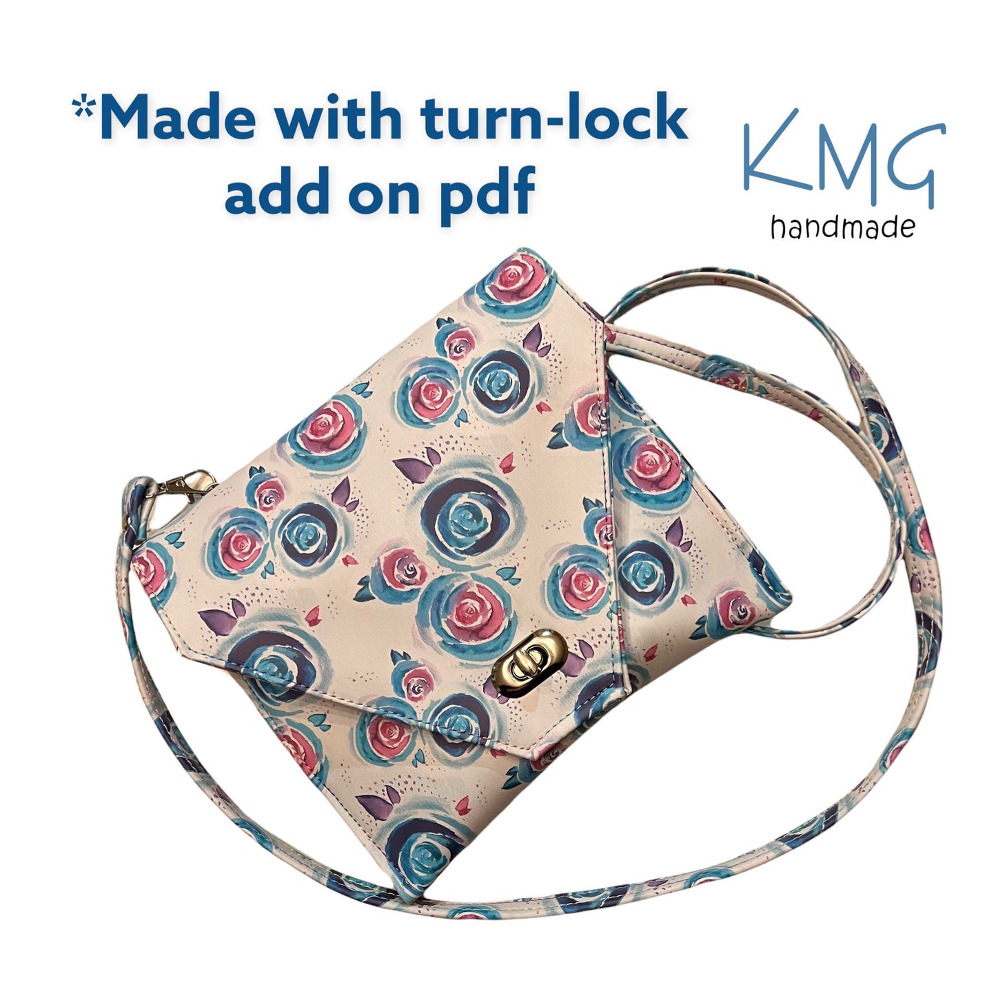 FREE PDF Pattern and Video Tutorial - Aura Envelope Bag by KMGhandmade
