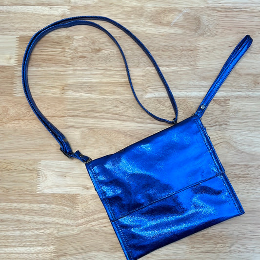 KMGhandmade Original Aura Envelope Bag - Disco Blue